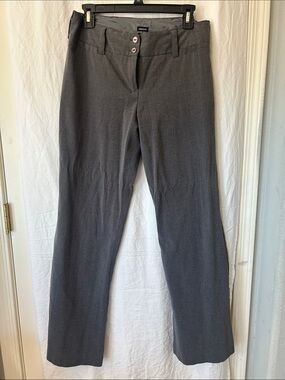 Women’s Gray Straight-Leg Dress Trousers - Modern Workwear